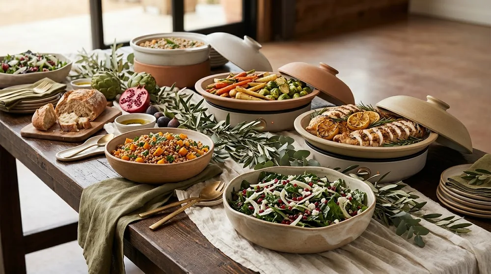 Illustrative catering photograph for A table to gather around